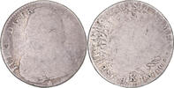France 1/2 Ecu aux branches d'olivier Coin, Louis XV, Bordeaux -