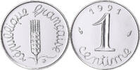France Centime Coin, Épi, Monnaie de Paris, BU, Stainless -