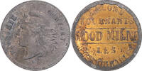 France Advertising Token Talons tournants, WOOD MILNE, Brass -