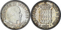 Monaco 10 Francs Coin, Rainier III, Monnaie de Paris, Silver -