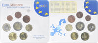 Germany Coffret 1c. à 2€ Set 1c. to 2€, Karlsruhe, UNC, Bi-Metallic -