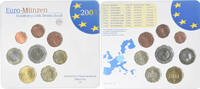 Germany Coffret 1c. à 2€ Set 1c. to 2€, Munich, UNC, Bi-Metallic -