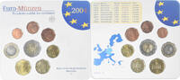 Germany Coffret 1c. à 2€ Set 1c. to 2€, Munich, UNC, Bi-Metallic -
