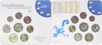 Germany Coffret 1c. à 2€ Set 1c. to 2€, Karlsruhe, UNC, Bi-Metallic -