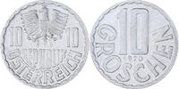 Austria 10 Groschen Coin, Vienna, Proof, Aluminum, KM:2878 -