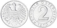 Austria 2 Groschen Coin, Vienna, Proof, Aluminum, KM:2876 -