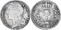 France 1/10 Écu au bandeau Louis XV, Montpellier, Silver -