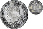 France 30 sols françois Louis XVI, Limoges, Silver -