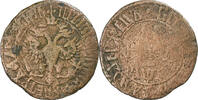 Russia Denga, 1/2 Kopek Peter I, Moscow, Copper, KM:115 -