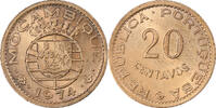 Mozambique 20 Centavos Overseas province of Portugual, Bronze -