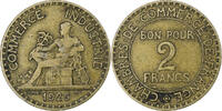 France 2 Francs Chambre de commerce, Paris, Cupro-Aluminium -