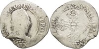 France Franc au Col Plat Coin, Rouen, Silver, Sombart:4714 -