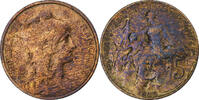 France 5 Centimes Daniel-Dupuis, Paris, Bronze, Gadoury:165 -