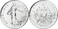 France 5 Francs Semeuse, Monnaie de Paris, BU, Nickel Clad -