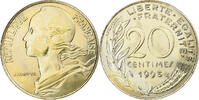 France 20 Centimes Marianne, Pessac, Aluminum-Bronze, KM:930 -