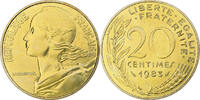 France 20 Centimes Marianne, Pessac, Aluminum-Bronze, KM:930 -