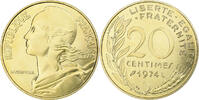 France 20 Centimes Marianne, Pessac, Aluminum-Bronze, KM:930 -