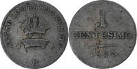 Italy Centesimo Franz I, Milan, Copper, KM:1.2 -