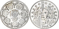France 1 1/2 Euro Europa, Monnaie de Paris, BE, Silver -