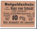Germany 10 Pfennig Banknote, Köln, 1921-04-01, Mehl:716.1b -