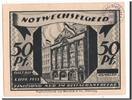 Germany 50 Pfennig Banknote, Hamburg, Mehl:520.1c -