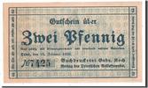 Germany 2 Pfennig Banknote, Trier Stadt, Mehl:1342.2 -