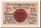 Germany 75 Pfennig Banknote, Schlesien, 1921-10-01 -