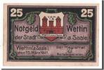 Germany 25 Pfennig Banknote, Wettin Stadt, Mehl:1421.2 -
