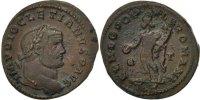 Follis Coin, Diocletian, Trier, Bronze, RIC:170a -