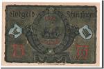 Germany 75 Pfennig Banknote, Schleusingen Stadt, Mehl:1181.4a -