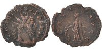 Antoninianus Coin, Tetricus I, Cologne, Billon, RIC:127 -