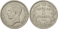 Belgium 5 Francs, 5 Frank Coin, Nickel, KM:97.1 -