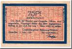 Germany 75 Pfennig Banknote, Altona, paysage, 1922-02-15 -
