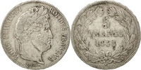 France 5 Francs Coin, Louis-Philippe, Lille, Silver -