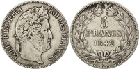 France 5 Francs Coin, Louis-Philippe, Lille, Silver -