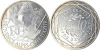 France 10 Euro Provence-Alpes-Cote d'Azur, Paris, Silver -