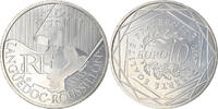 France 10 Euro Languedoc-Rousillon, Paris, Silver, KM:1659 -