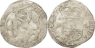 Spanish Netherlands Escalin Coin, BRABANT, Brabant, Silver -