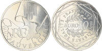 France 10 Euro Auvergne, Silver -