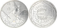 France 10 Euro Poitou-Charentes, Silver -