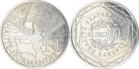 France 10 Euro Haute Normandie, Silver -