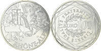 France 10 Euro Rhône Alpes, Silver -