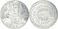 France 10 Euro Lorraine, Silver -
