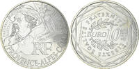 France 10 Euro Provence-Alpes-Cote d'Azur, Silver -