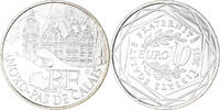 France 10 Euro Paris, Nord-Pas De Calais, Silver, KM:1745 -