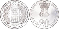 INDIA-REPUBLIC 20 Rupees Coin, Mumbai, Bombay, Silver, KM:240 -