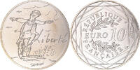 France 10 Euro Liberté Printemps Sempé, Silver, Gadoury:EU717 -