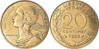 France 20 Centimes Coin, Marianne, Aluminum-Bronze, KM:930 -