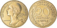 France 20 Centimes Coin, Marianne, Paris, Aluminum-Bronze -