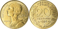 France 20 Centimes Coin, Marianne, Paris, Aluminum-Bronze -